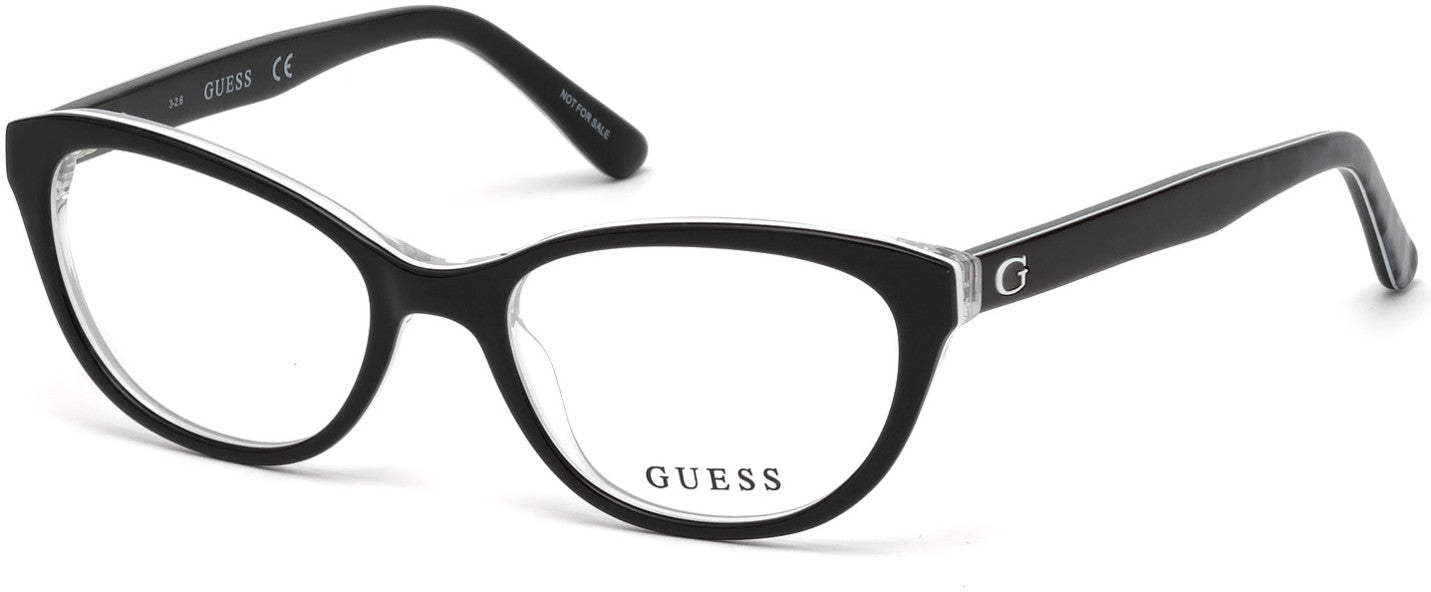 Guess GU9169 Cat Eyeglasses 001-001 - Shiny Black