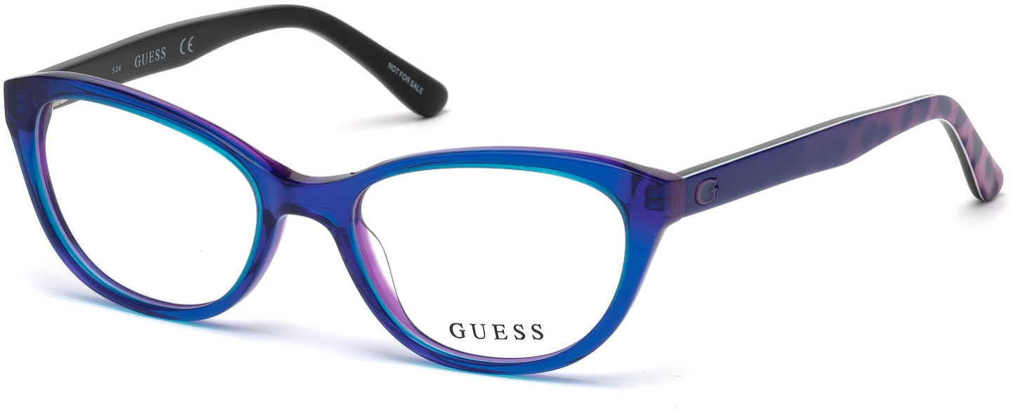 Guess GU9169 Cat Eyeglasses 092-092 - Blue