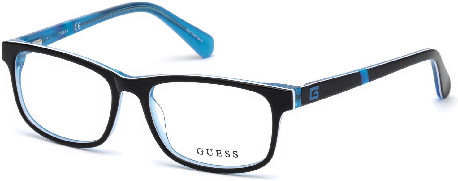 Guess GU9179 Rectangular Eyeglasses 005-005 - Black