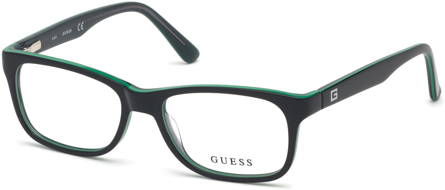 Guess GU9184 Geometric Eyeglasses 092-005 - Black