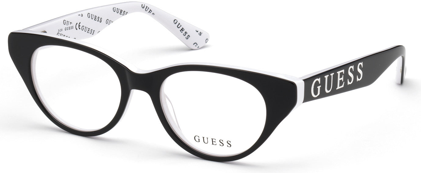 Guess GU9192 Cat Eyeglasses 005-005 - Black