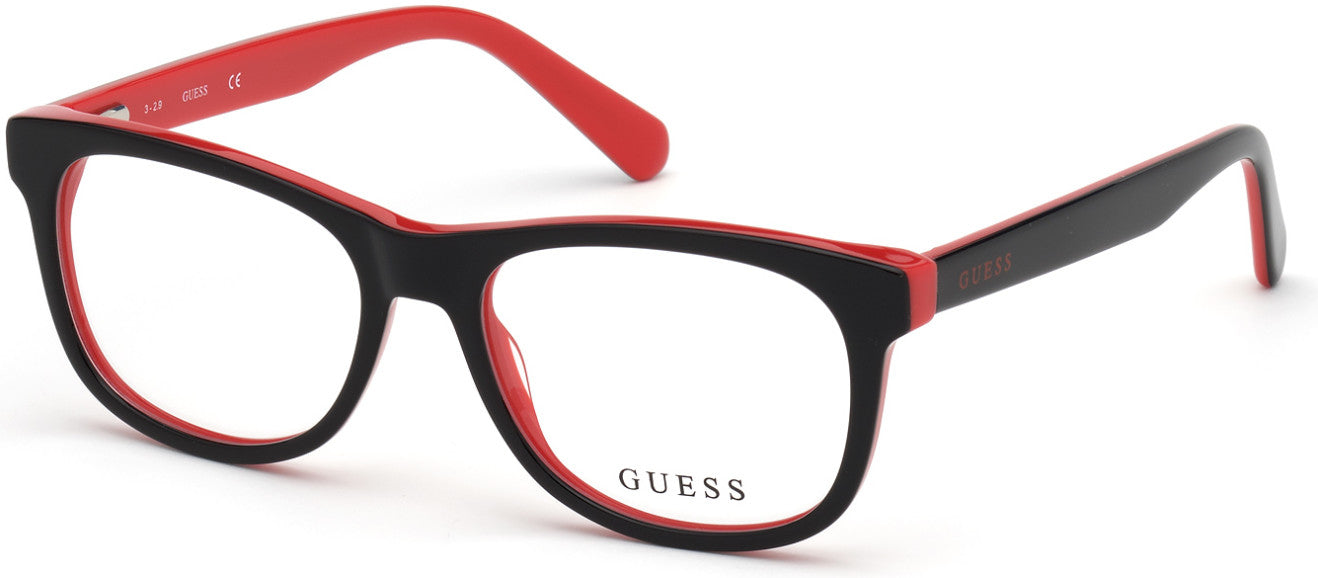 Guess GU9195 Rectangular Eyeglasses 005-005 - Black