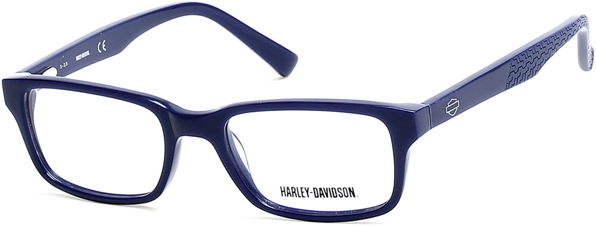 Harley-Davidson HD0122T Geometric Eyeglasses 091-091 - Matte Blue