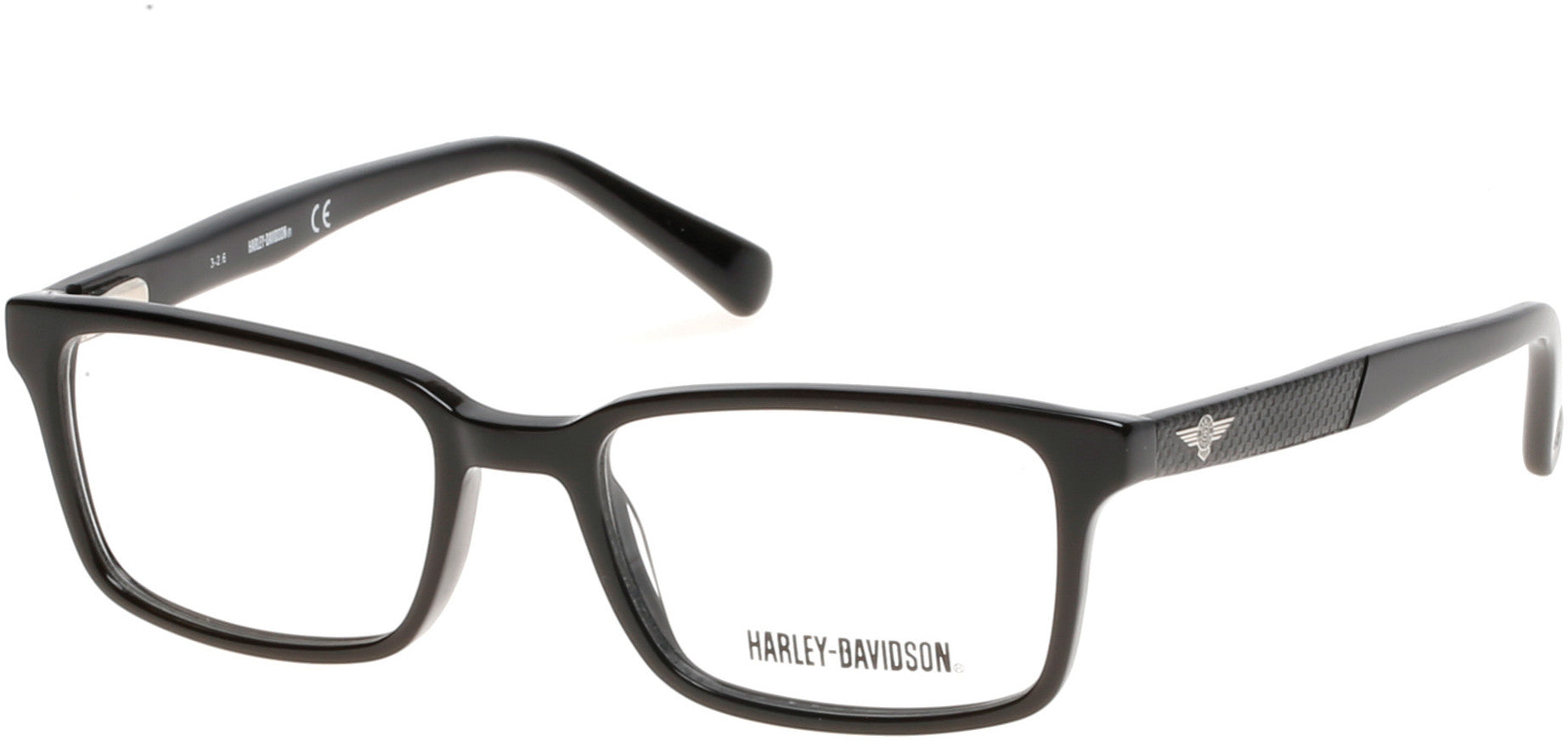 Harley-Davidson HD0127T Eyeglasses 001-001 - Shiny Black