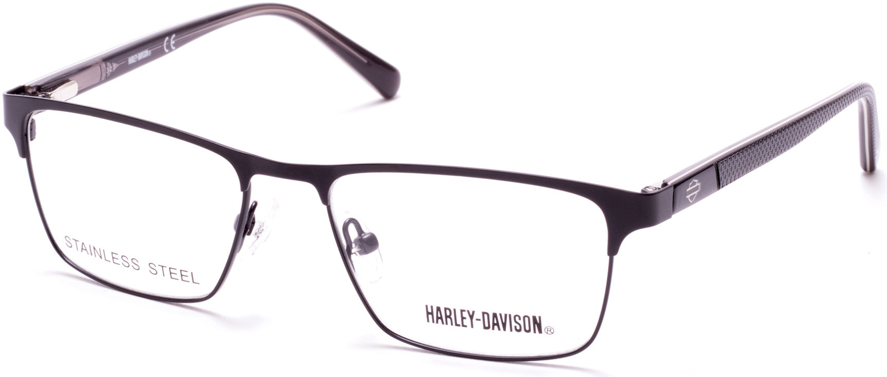 Harley-Davidson HD0132T Geometric Eyeglasses 002-002 - Matte Black