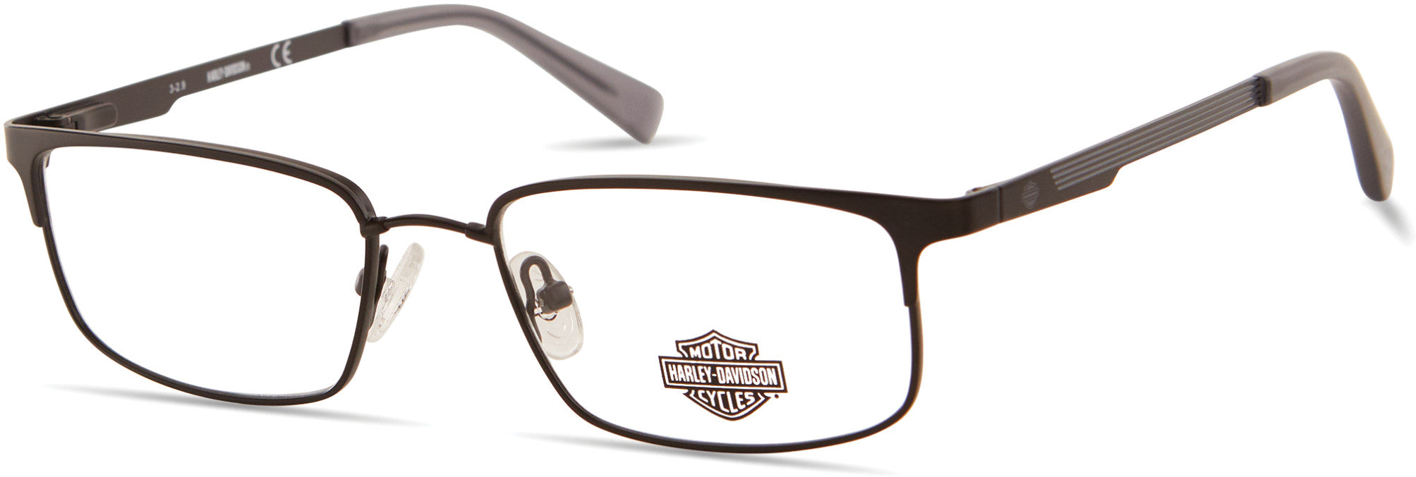 Harley-Davidson HD0142T Rectangular Eyeglasses 002-002 - Matte Black