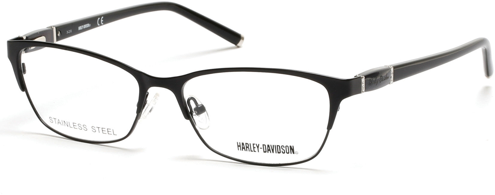 Harley-Davidson HD0538 Eyeglasses 002-002 - Matte Black