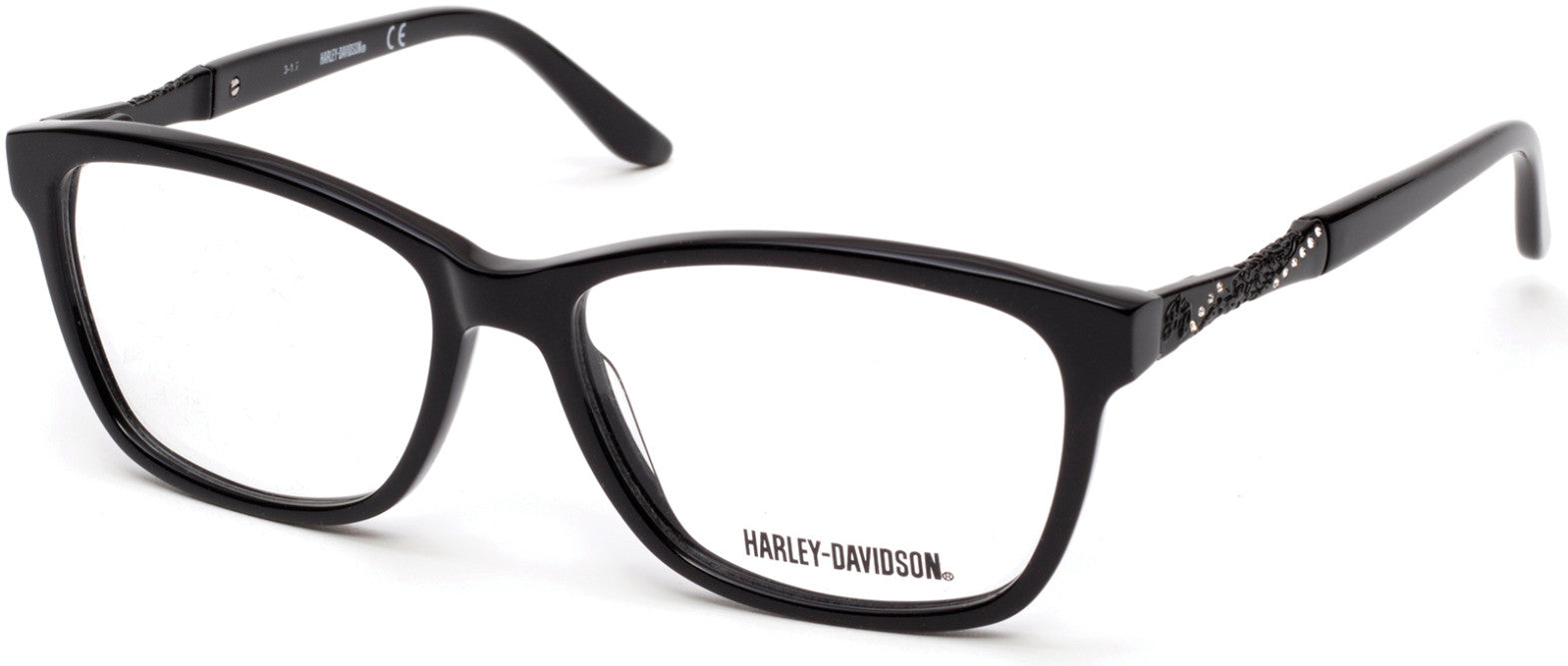 Harley-Davidson HD0542 Eyeglasses 001-001 - Shiny Black