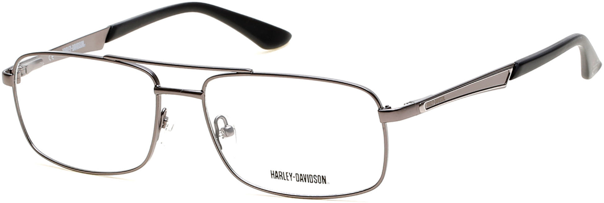 Harley-Davidson HD0729 Eyeglasses 008-008 - Shiny Gumetal