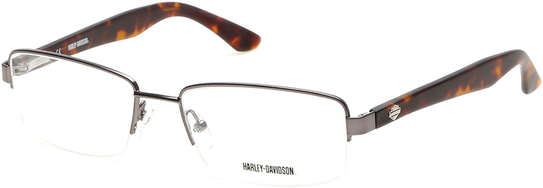 Harley-Davidson HD0731 Eyeglasses 008-008 - Shiny Gunmetal