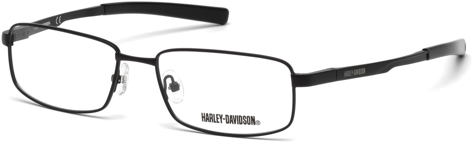 Harley-Davidson HD0754 Geometric Eyeglasses 002-002 - Matte Black