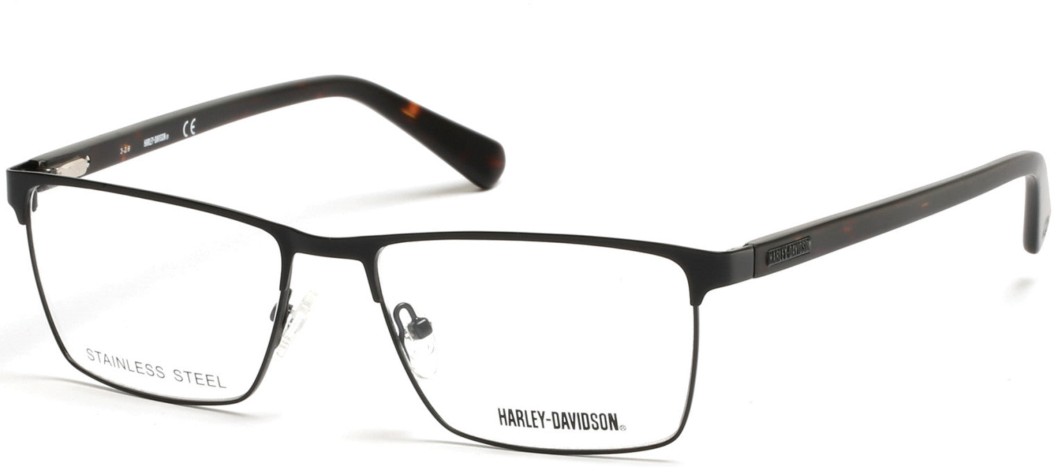 Harley-Davidson HD0757 Eyeglasses 002-002 - Matte Black