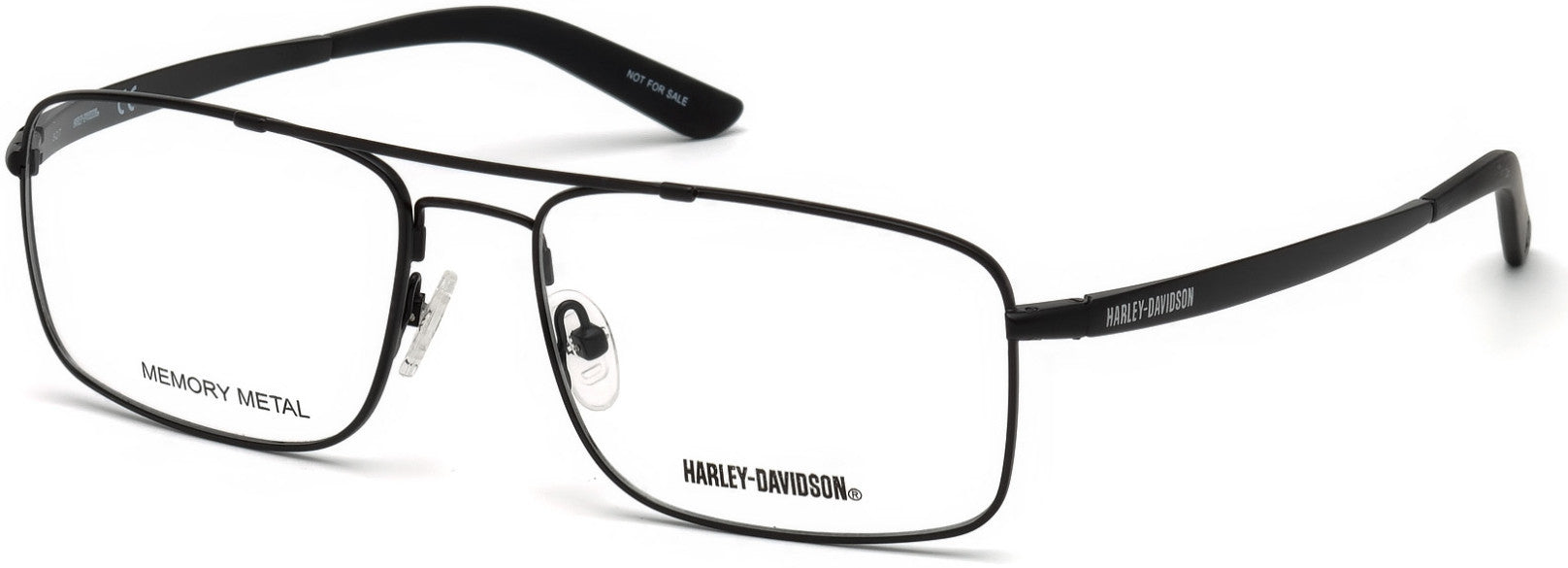 Harley-Davidson HD0770 Geometric Eyeglasses 002-002 - Matte Black
