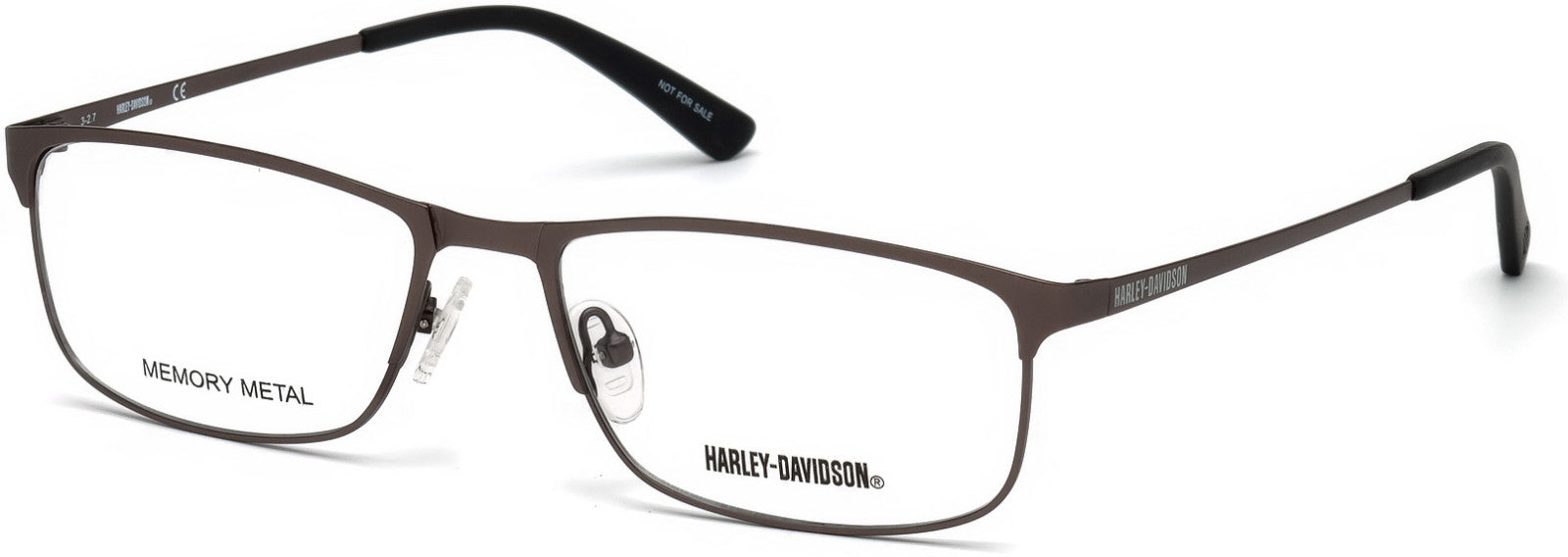 Harley-Davidson HD0772 Geometric Eyeglasses 009-009 - Matte Gunmetal