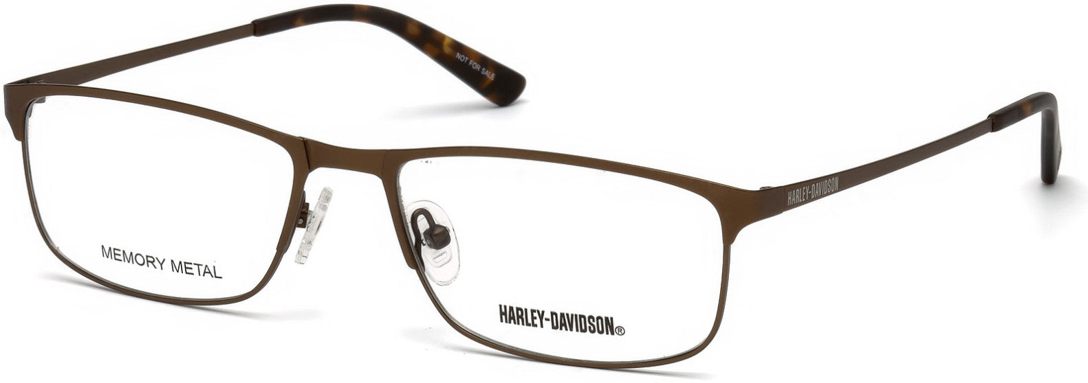 Harley-Davidson HD0772 Geometric Eyeglasses 049-049 - Matte Dark Brown