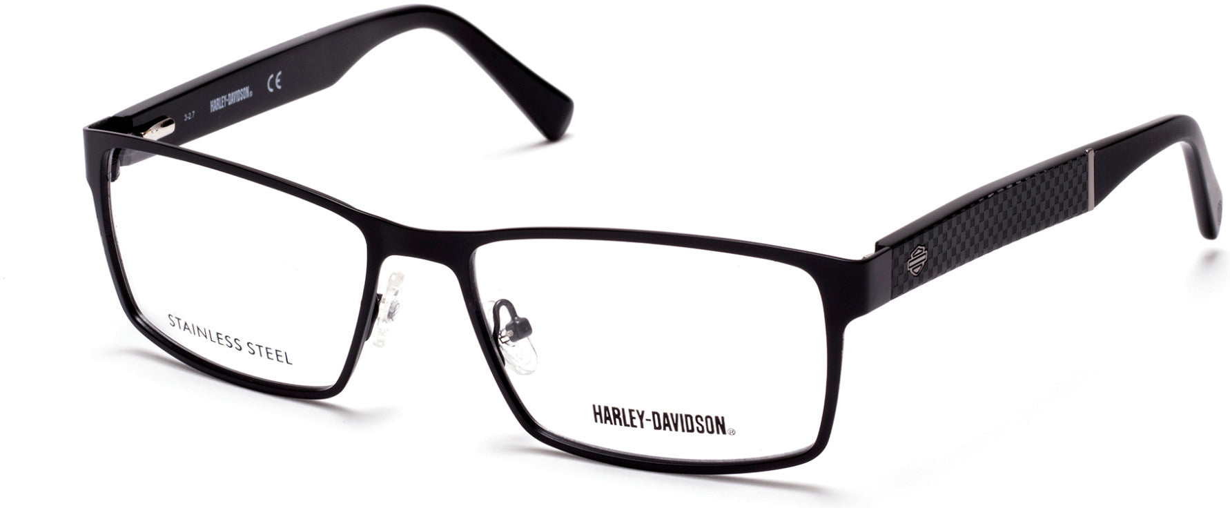 Harley-Davidson HD0775 Geometric Eyeglasses 002-002 - Matte Black
