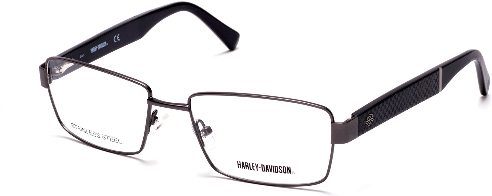 Harley-Davidson HD0776 Geometric Eyeglasses 009-009 - Matte Gunmetal