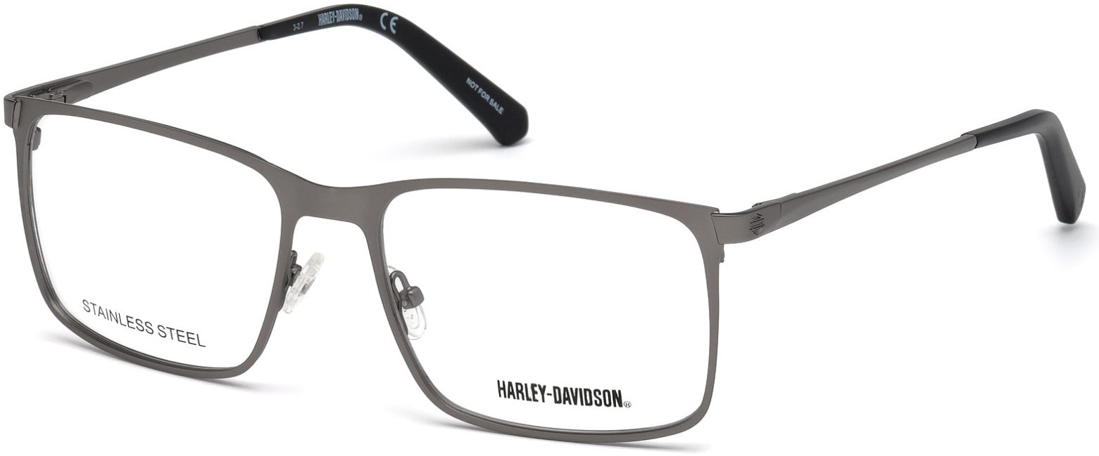 Harley-Davidson HD0777 Geometric Eyeglasses 009-009 - Matte Gunmetal
