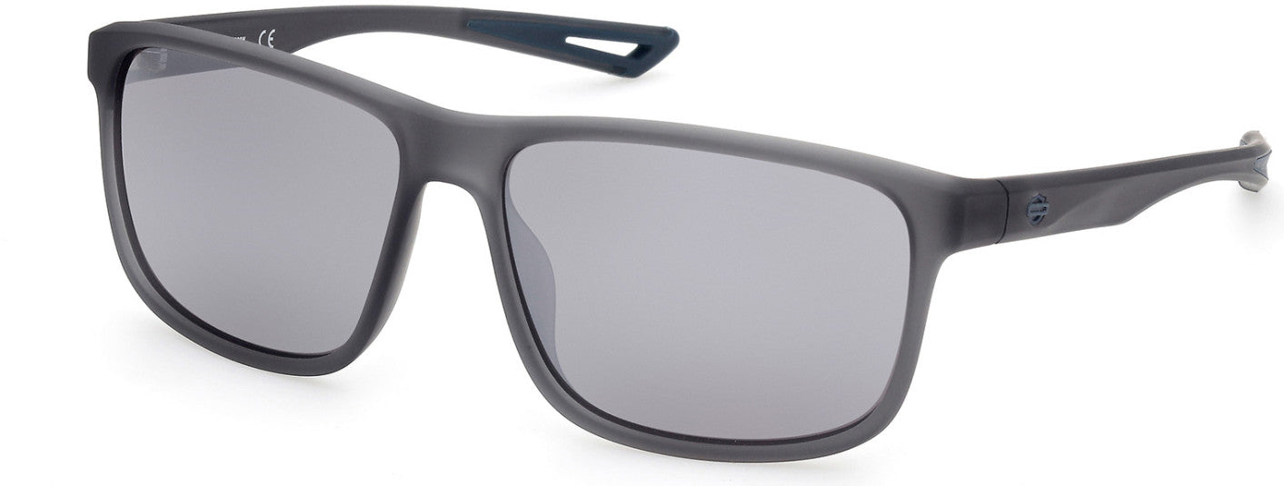 Harley-Davidson HD0959X Square Sunglasses 20C-20C - Grey / Smoke Mirror