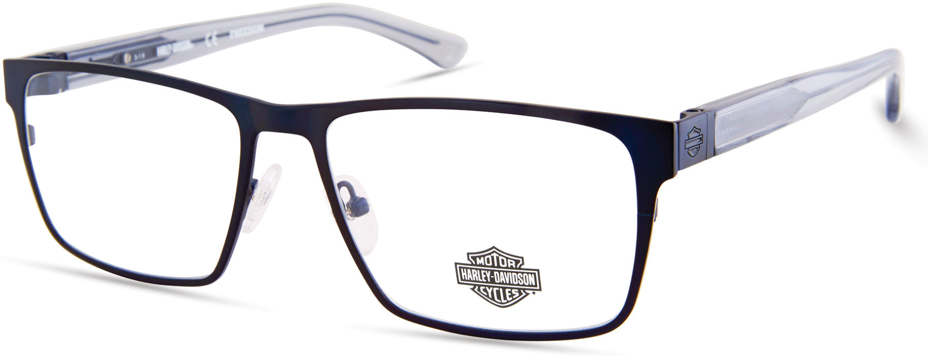 Harley-Davidson HD9003 Rectangular Eyeglasses 091-091 - Matte Blue