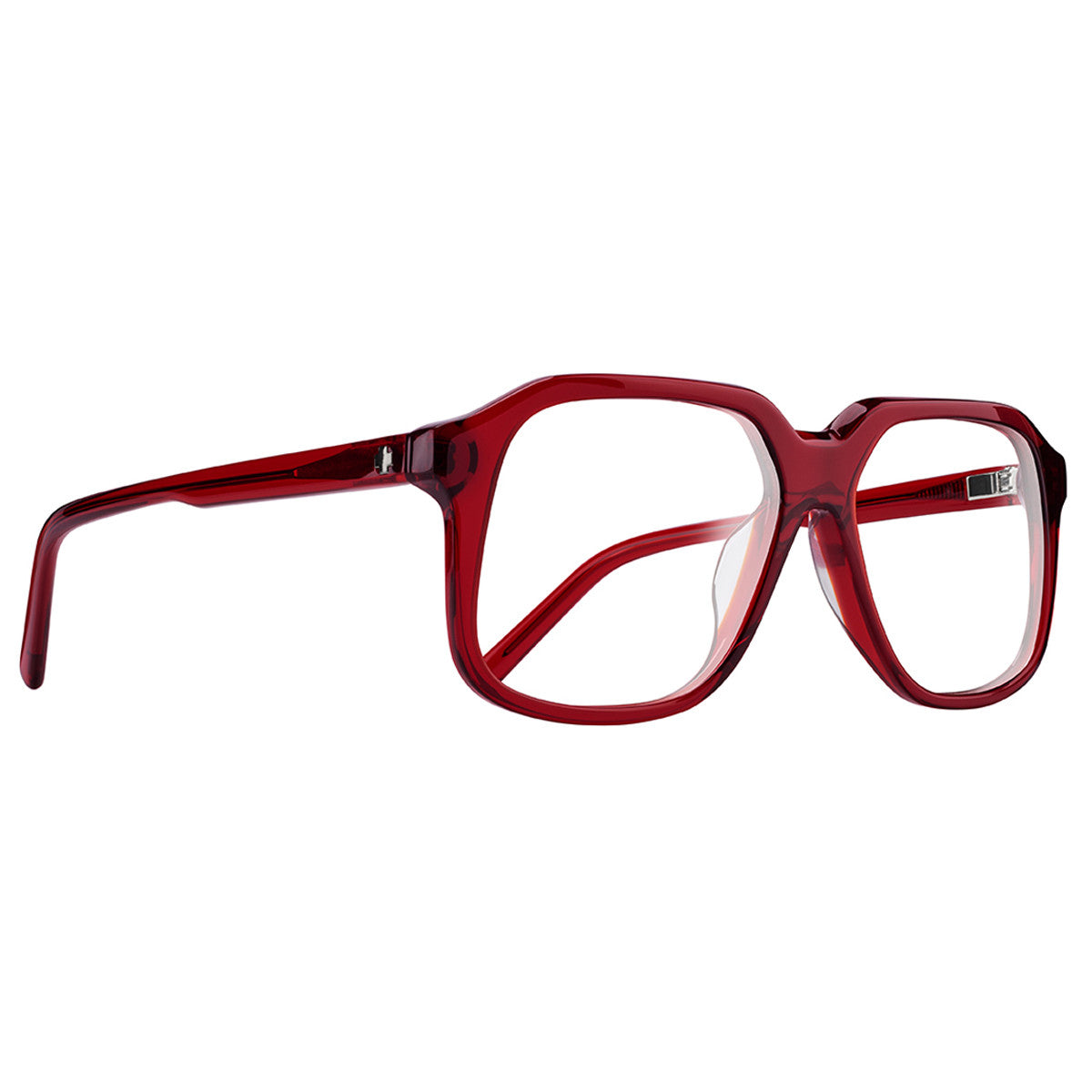 Spy Hot Spot Optical 56 Eyeglasses  Translucent Brick Medium M 56-58