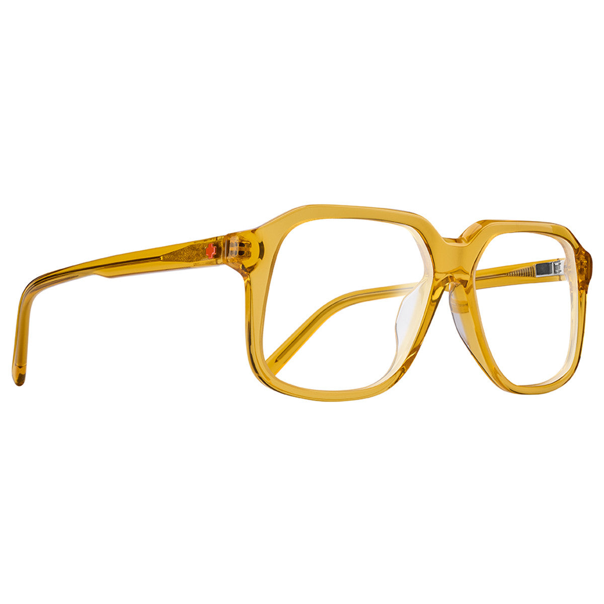 Spy Hot Spot Optical 56 Eyeglasses  Translucent Honey Medium M 56-58