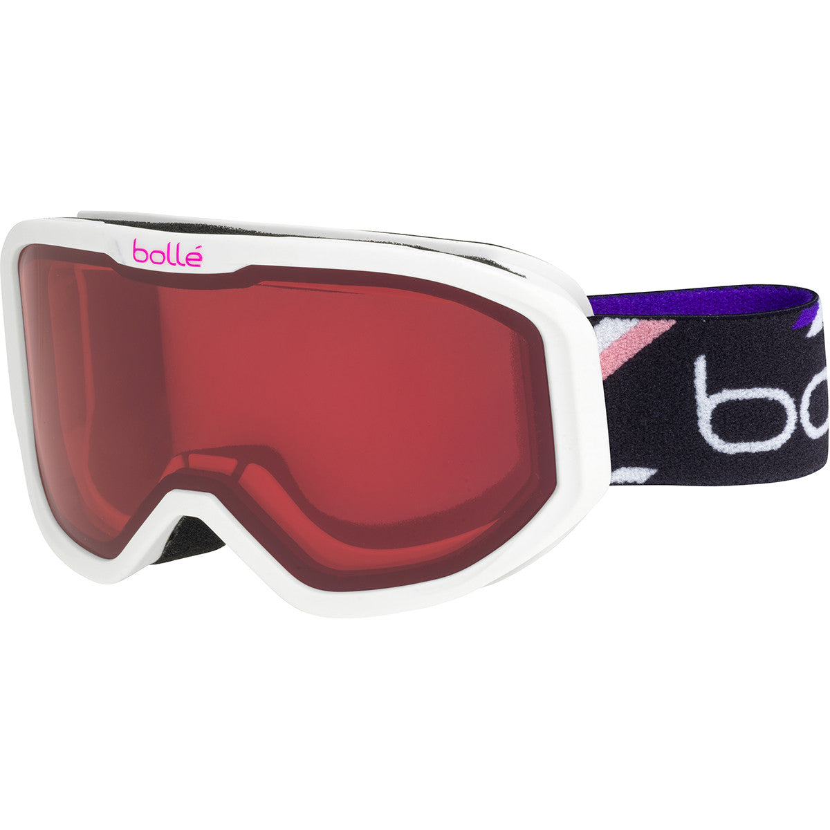 Bolle Inuk Goggles  White Purple Matte Extra Small