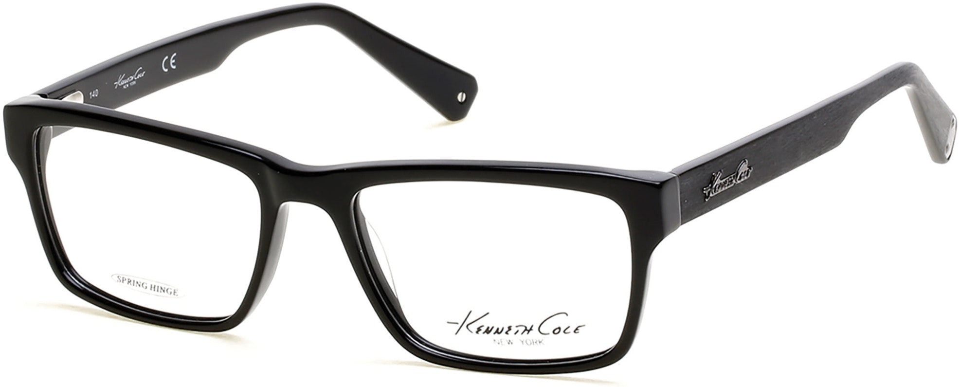 Kenneth Cole New York,Kenneth Cole Reaction KC0233 Eyeglasses 001-001 - Shiny Black