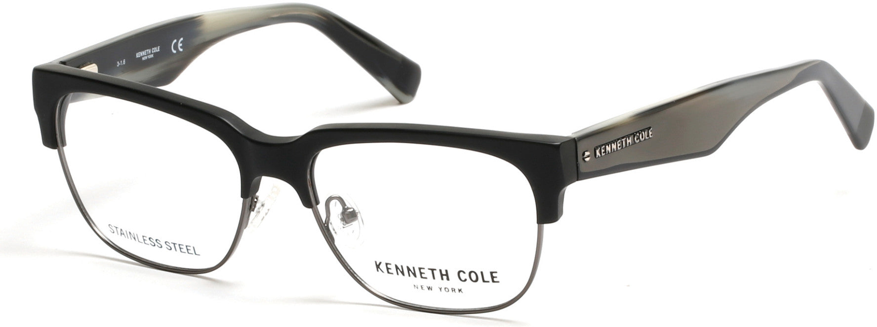 Kenneth Cole New York,Kenneth Cole Reaction KC0257 Eyeglasses 005-005 - Black/other