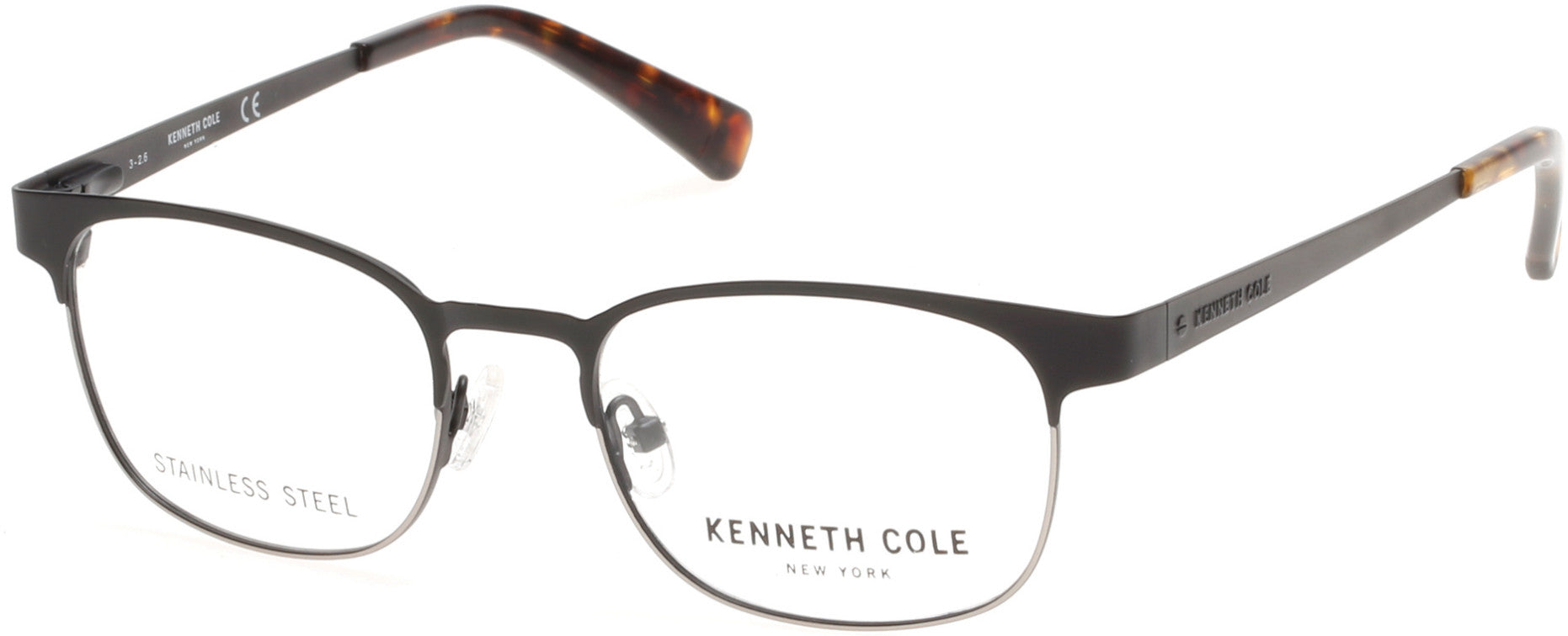 Kenneth Cole New York,Kenneth Cole Reaction KC0261 Eyeglasses 002-002 - Matte Black