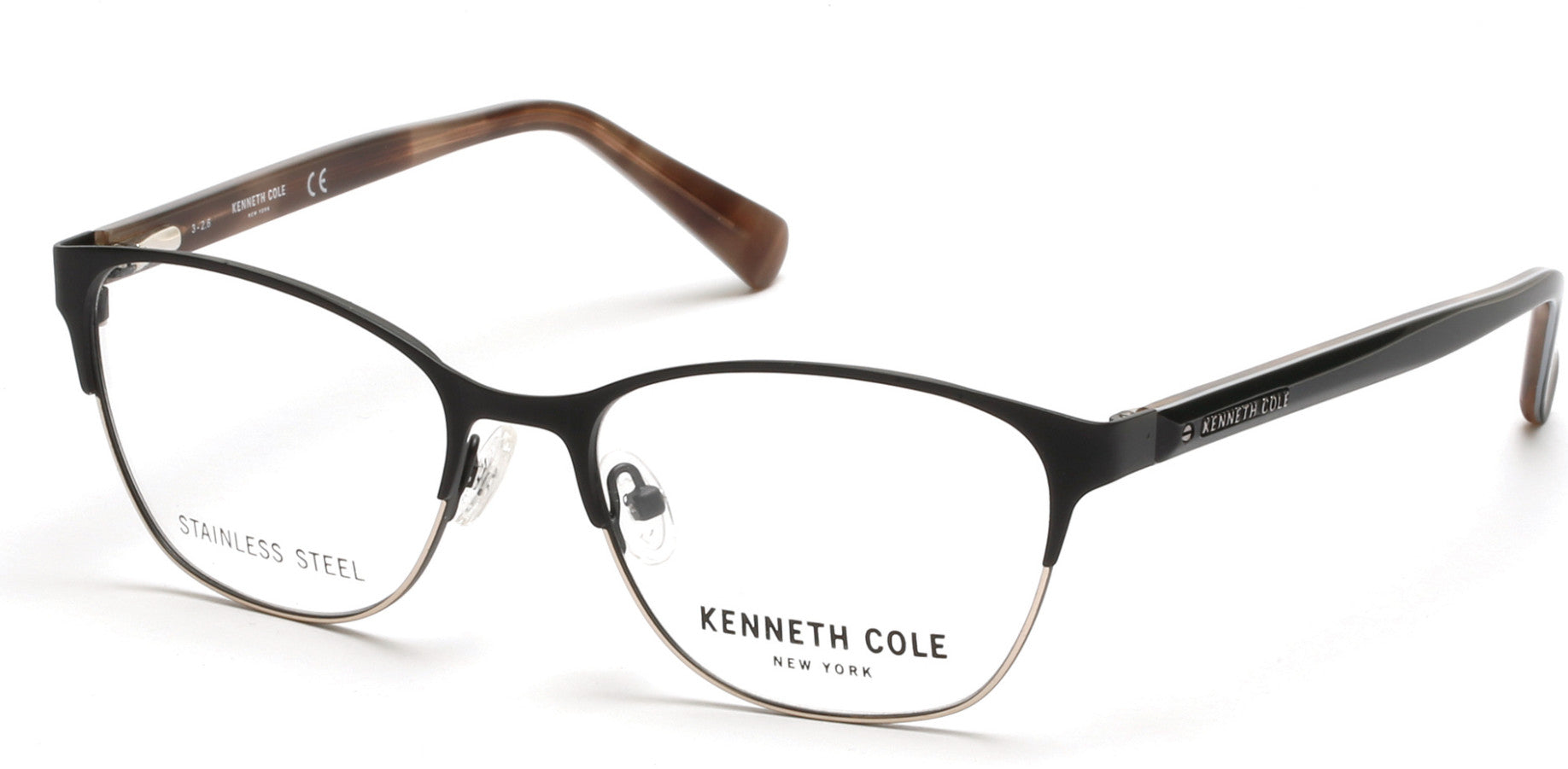 Kenneth Cole New York,Kenneth Cole Reaction KC0262 Eyeglasses 002-002 - Matte Black