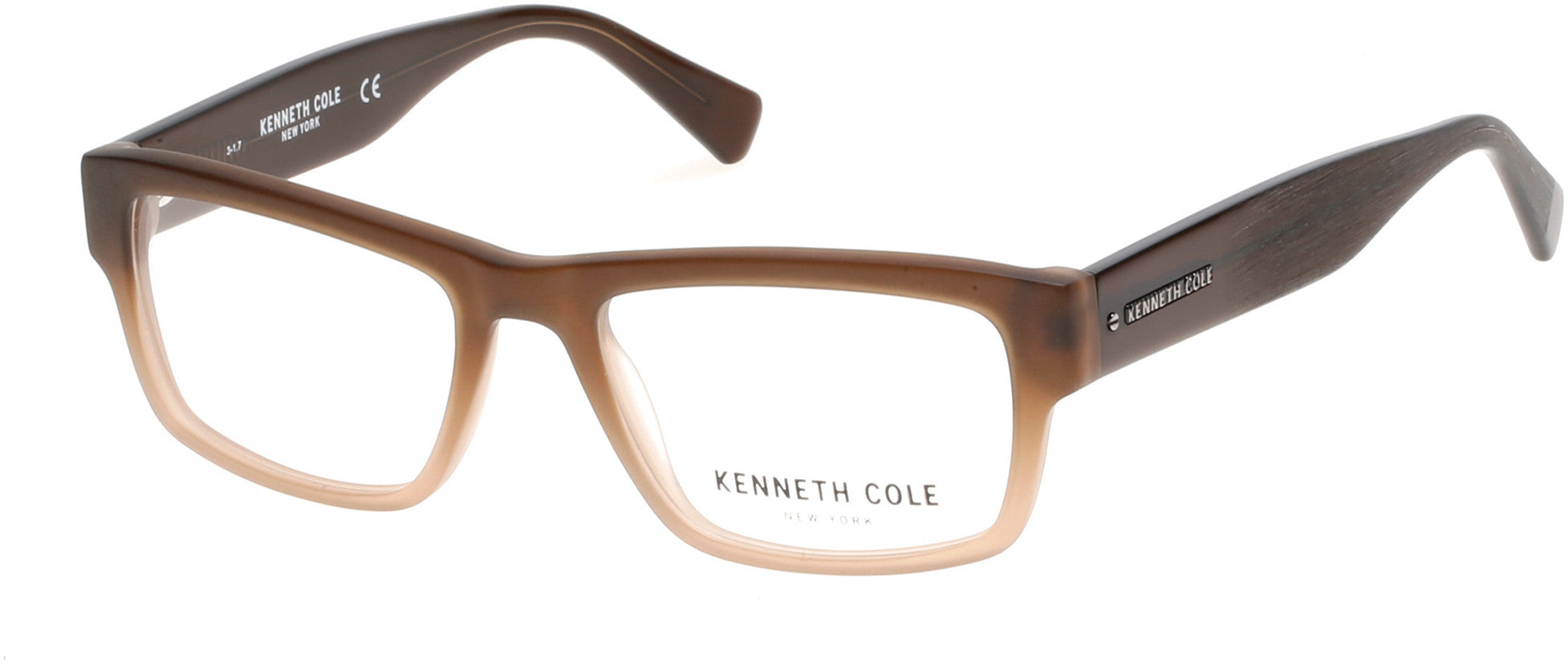 Kenneth Cole New York,Kenneth Cole Reaction KC0264 Eyeglasses 046-046 - Matte Light Brown