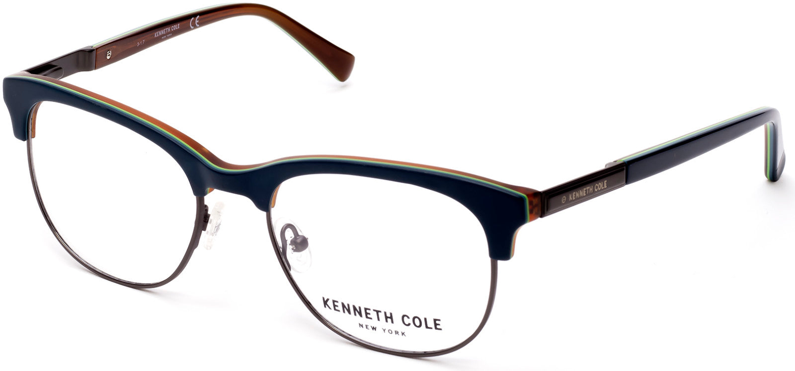 Kenneth Cole New York,Kenneth Cole Reaction KC0266 Eyeglasses 091-091 - Matte Blue