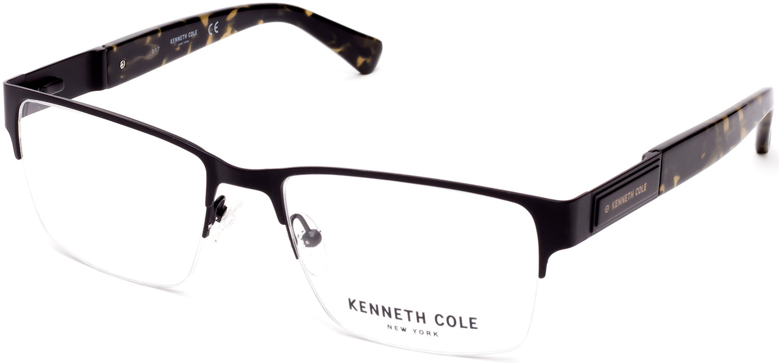 Kenneth Cole New York,Kenneth Cole Reaction KC0268 Eyeglasses 002-002 - Matte Black
