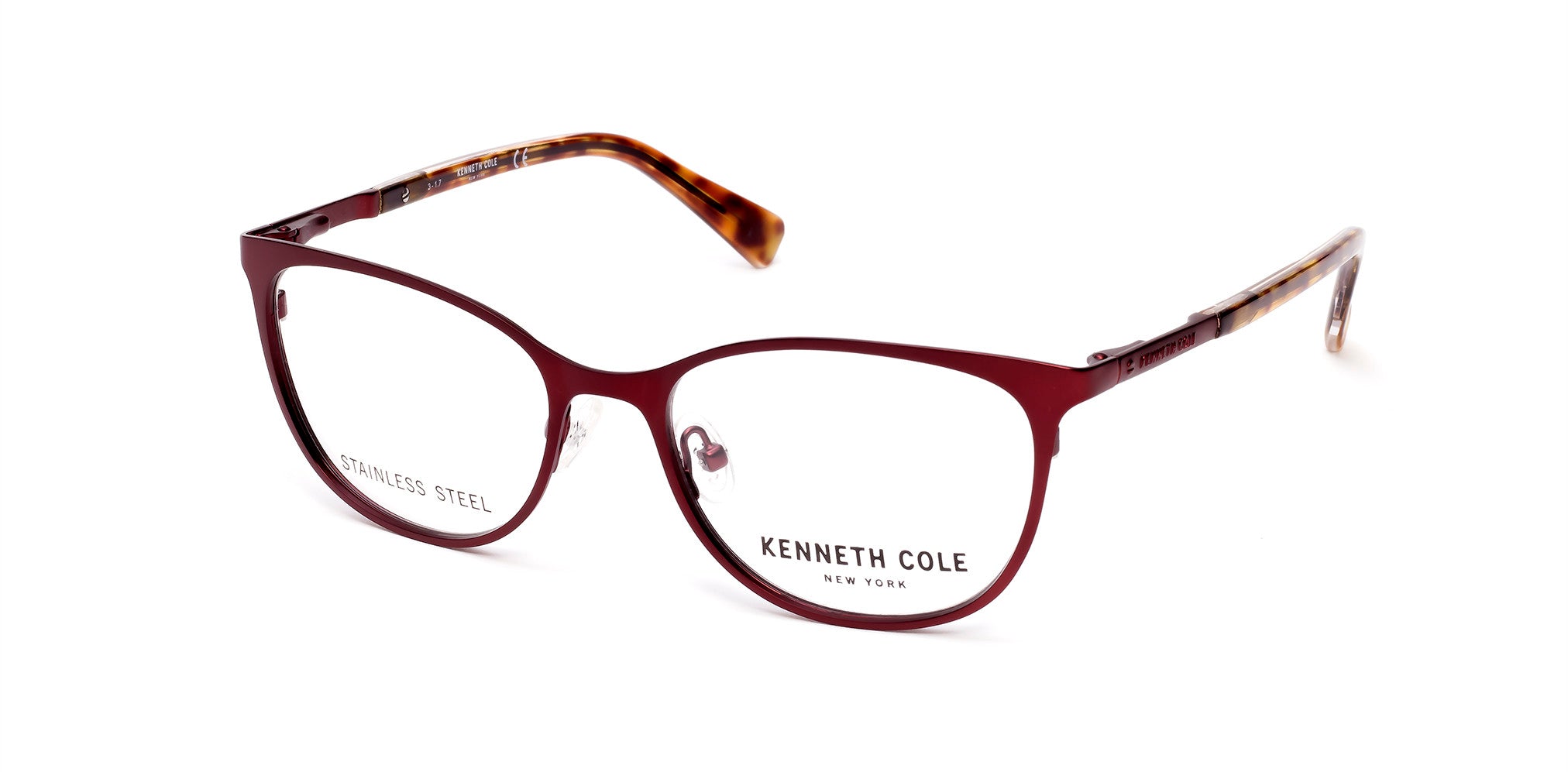Kenneth Cole New York,Kenneth Cole Reaction KC0270 Eyeglasses 068-068 - Red/other