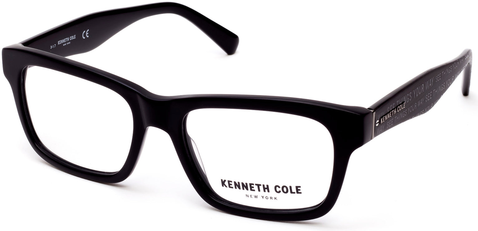 Kenneth Cole New York,Kenneth Cole Reaction KC0271 Eyeglasses 002-002 - Matte Black