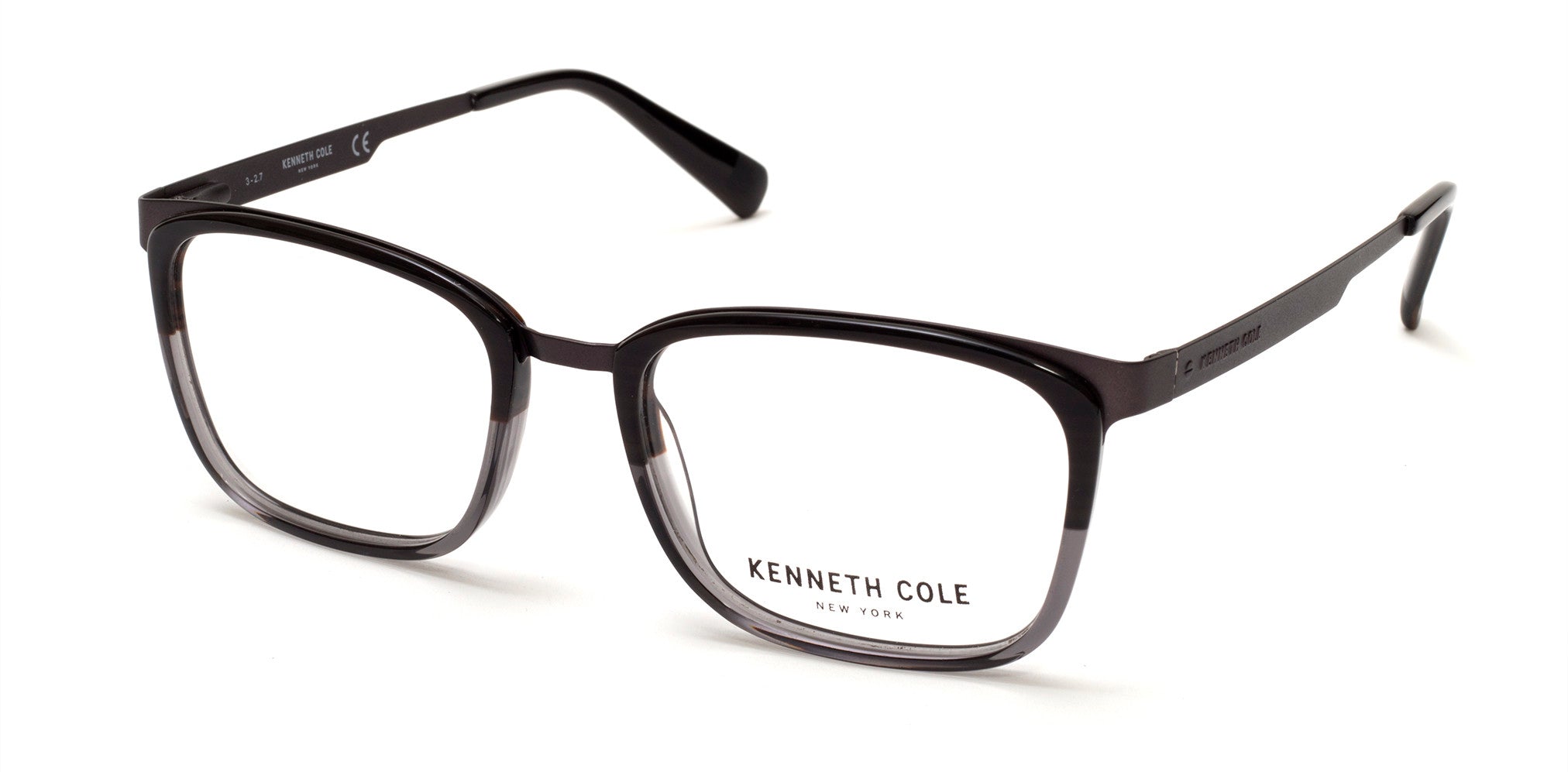 Kenneth Cole New York,Kenneth Cole Reaction KC0274 Geometric Eyeglasses 020-020 - Grey