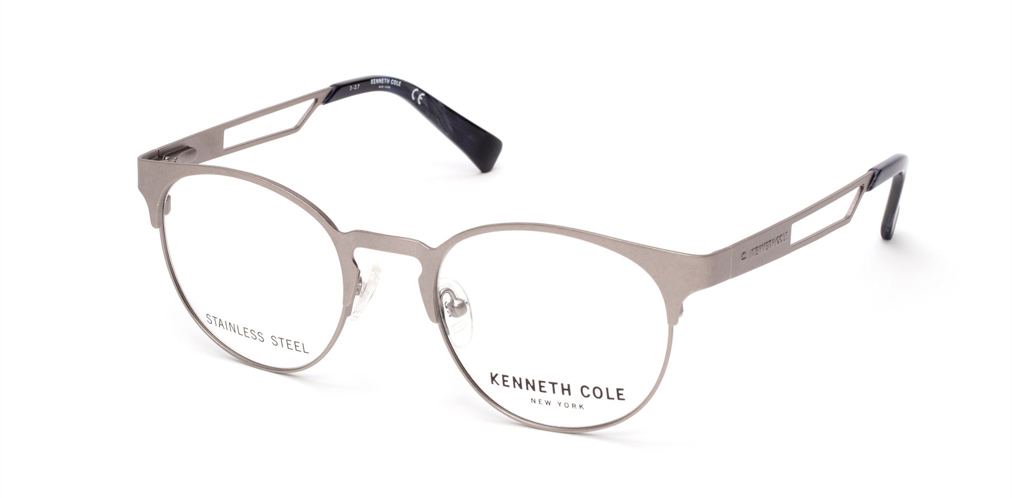 Kenneth Cole New York,Kenneth Cole Reaction KC0279 Round Eyeglasses 020-020 - Grey