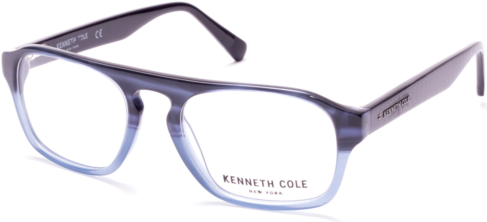 Kenneth Cole New York,Kenneth Cole Reaction KC0285 Oval Eyeglasses 064-064 - Coloured Horn