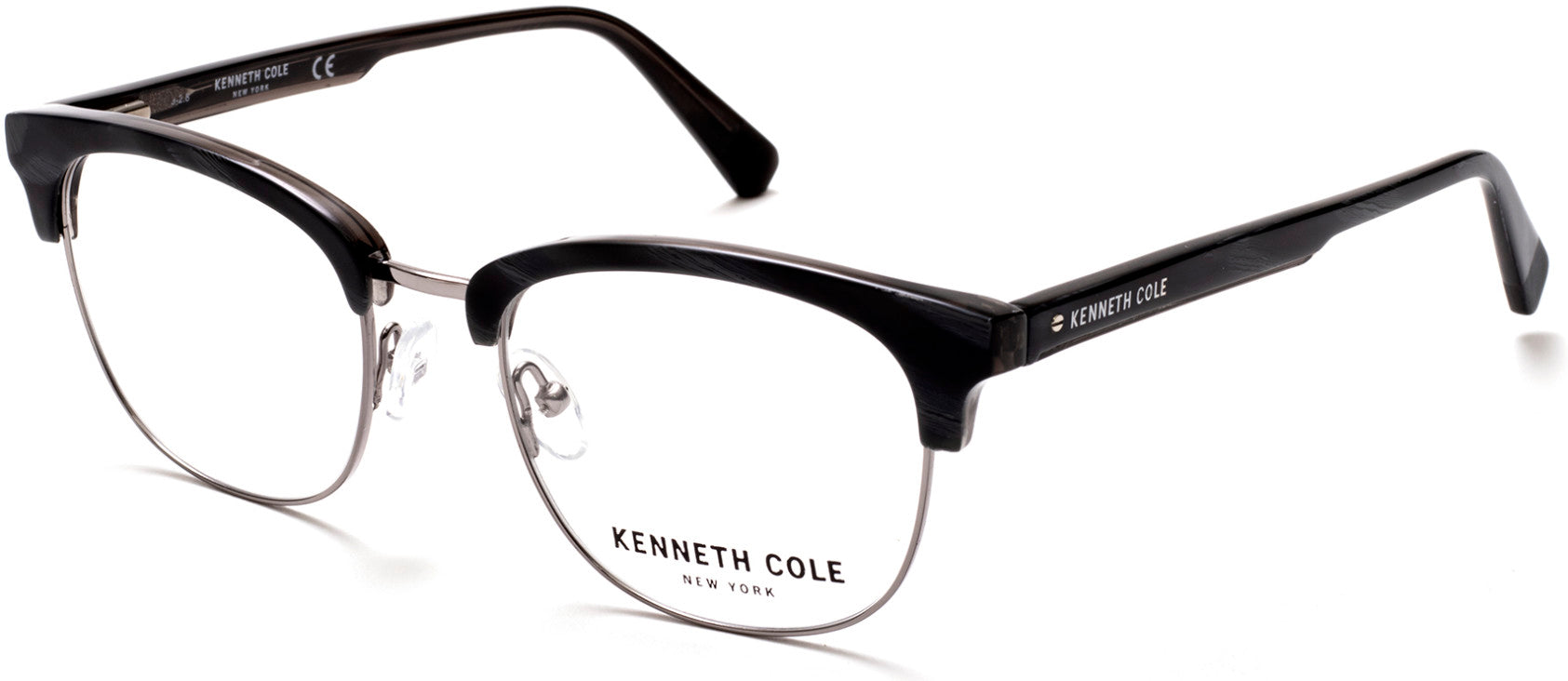 Kenneth Cole New York,Kenneth Cole Reaction KC0292 Geometric Eyeglasses 020-020 - Grey