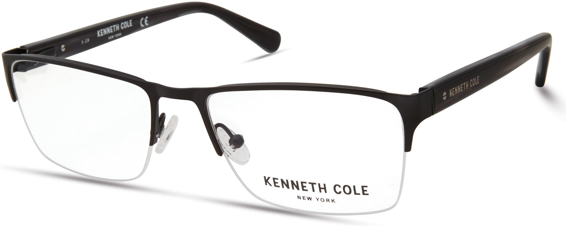 Kenneth Cole New York,Kenneth Cole Reaction KC0313 Eyeglasses 002-002 - Matte Black