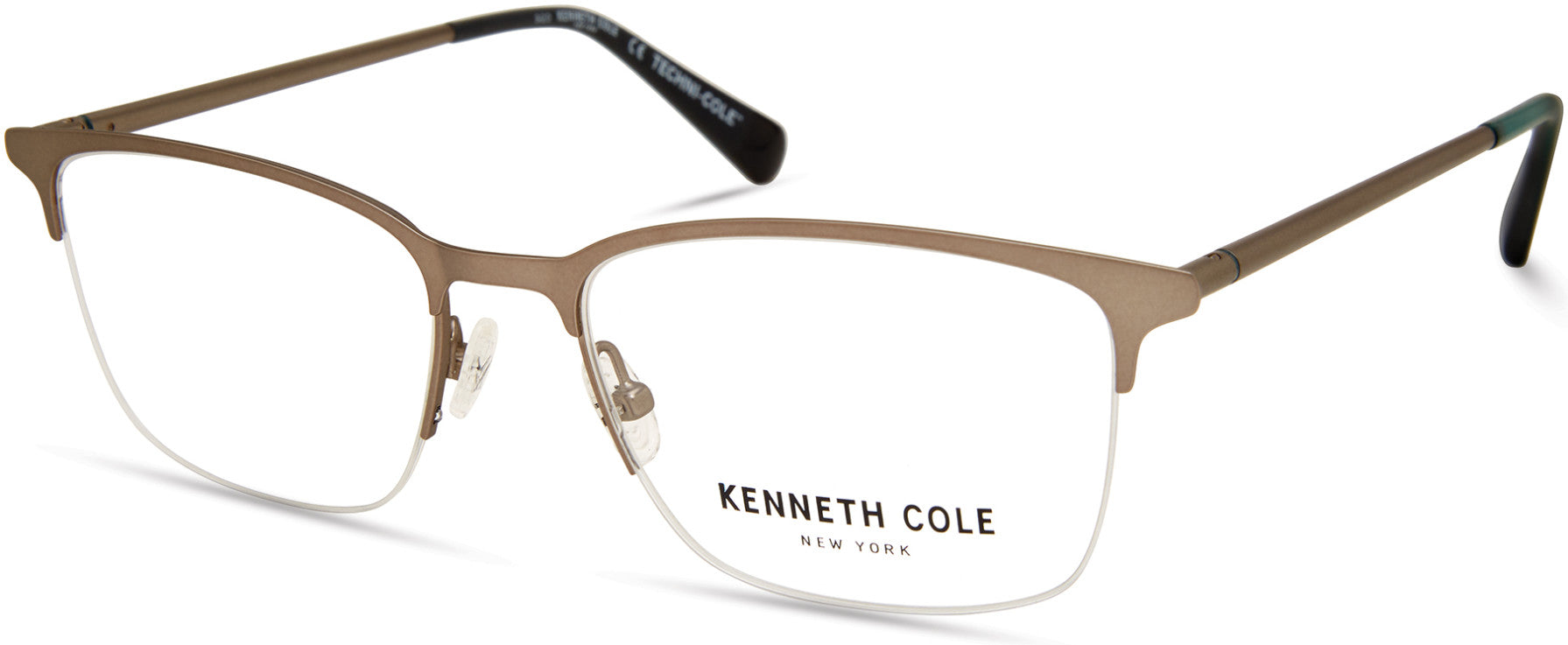 Kenneth Cole New York,Kenneth Cole Reaction KC0322 Square Eyeglasses 009-009 - Matte Gunmetal