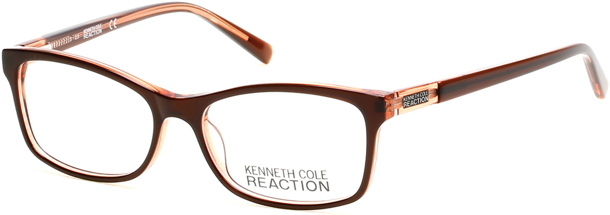 Kenneth Cole New York,Kenneth Cole Reaction KC0781 Eyeglasses 050-050 - Dark Brown