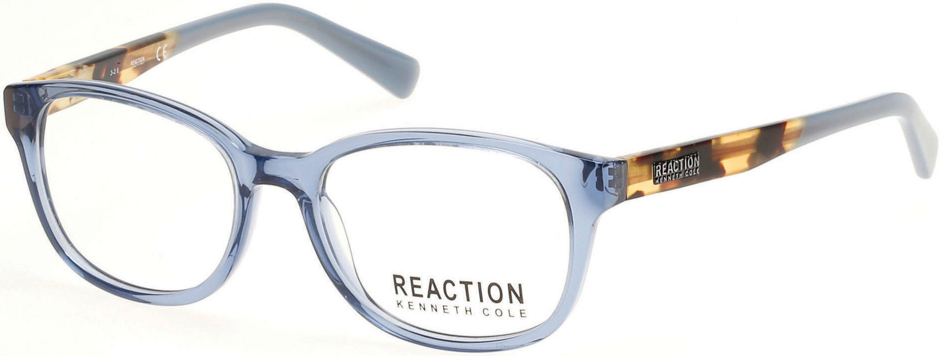 Kenneth Cole New York,Kenneth Cole Reaction KC0792 Eyeglasses 090-090 - Shiny Blue