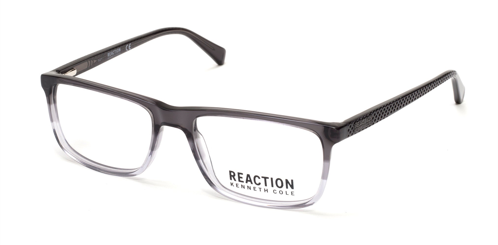 Kenneth Cole New York,Kenneth Cole Reaction KC0803 Geometric Eyeglasses 020-020 - Grey