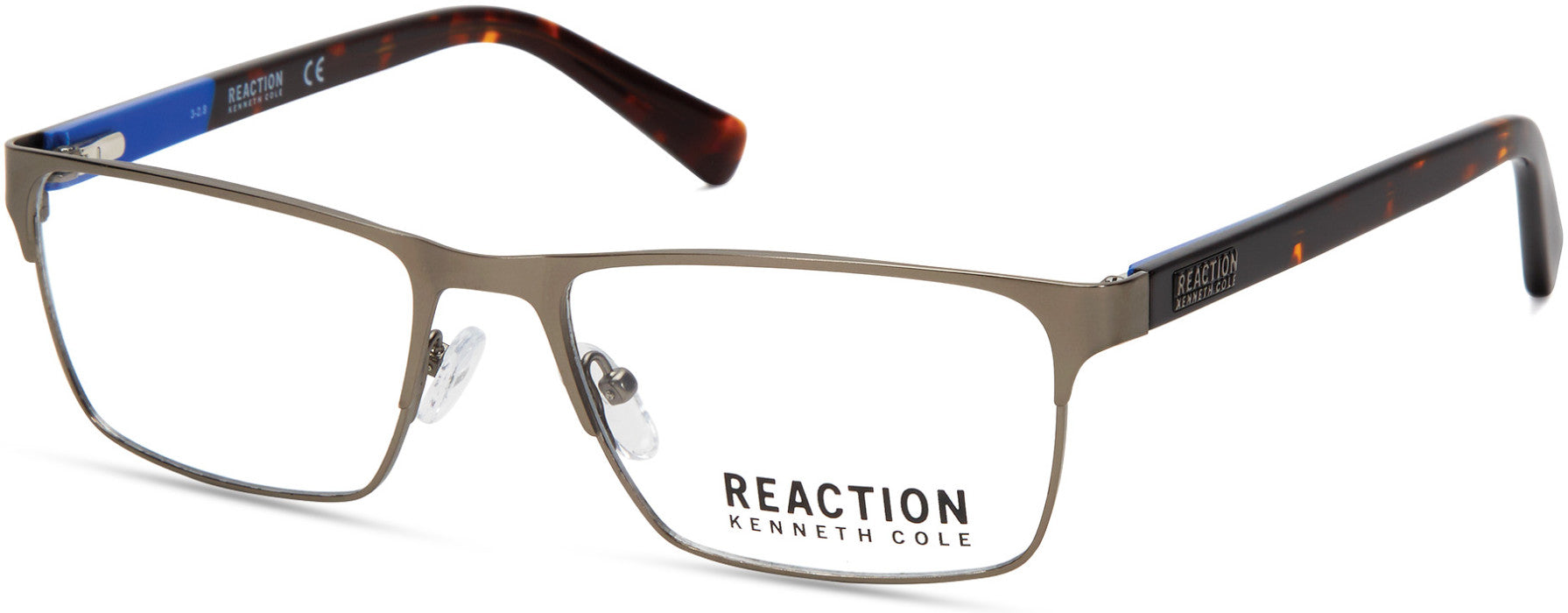 Kenneth Cole New York,Kenneth Cole Reaction KC0808 Eyeglasses 009-009 - Matte Gunmetal