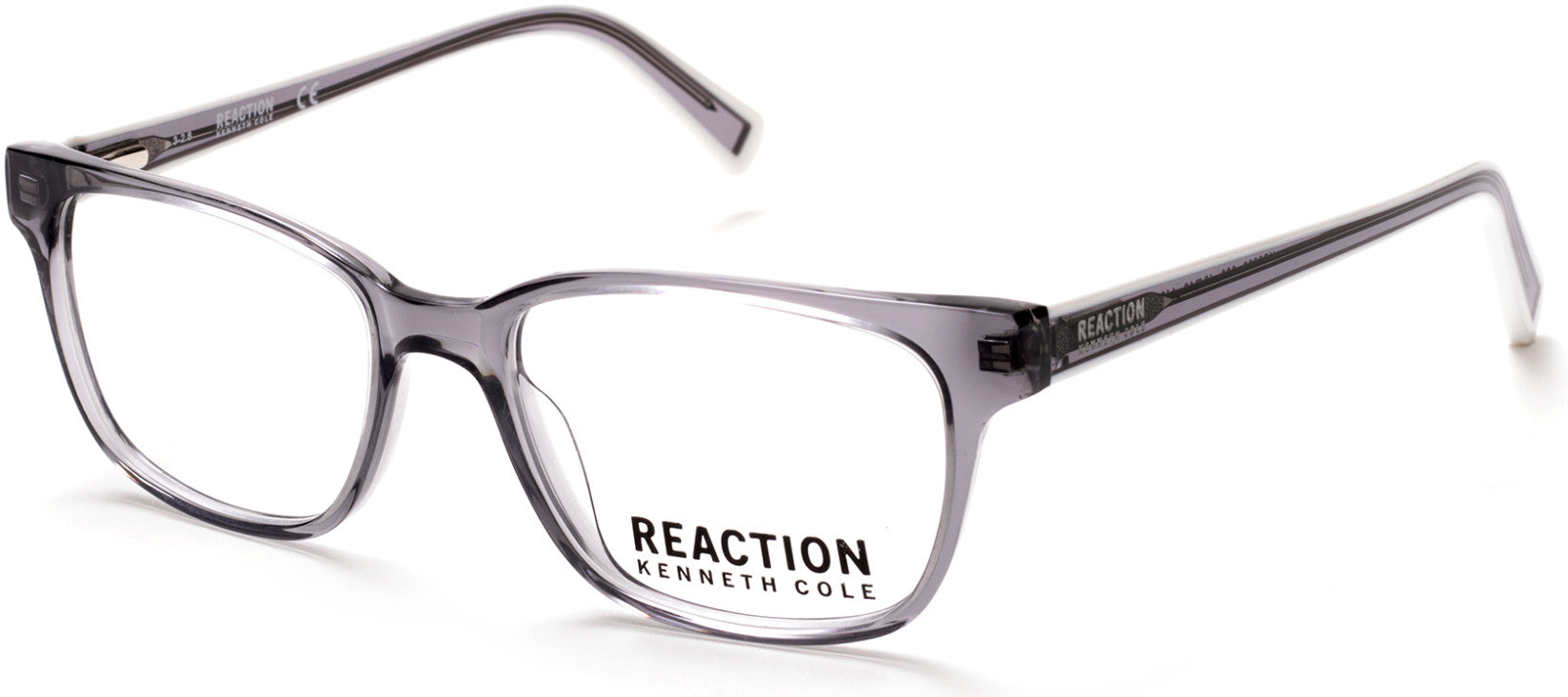 Kenneth Cole New York,Kenneth Cole Reaction KC0809 Geometric Eyeglasses 020-020 - Grey