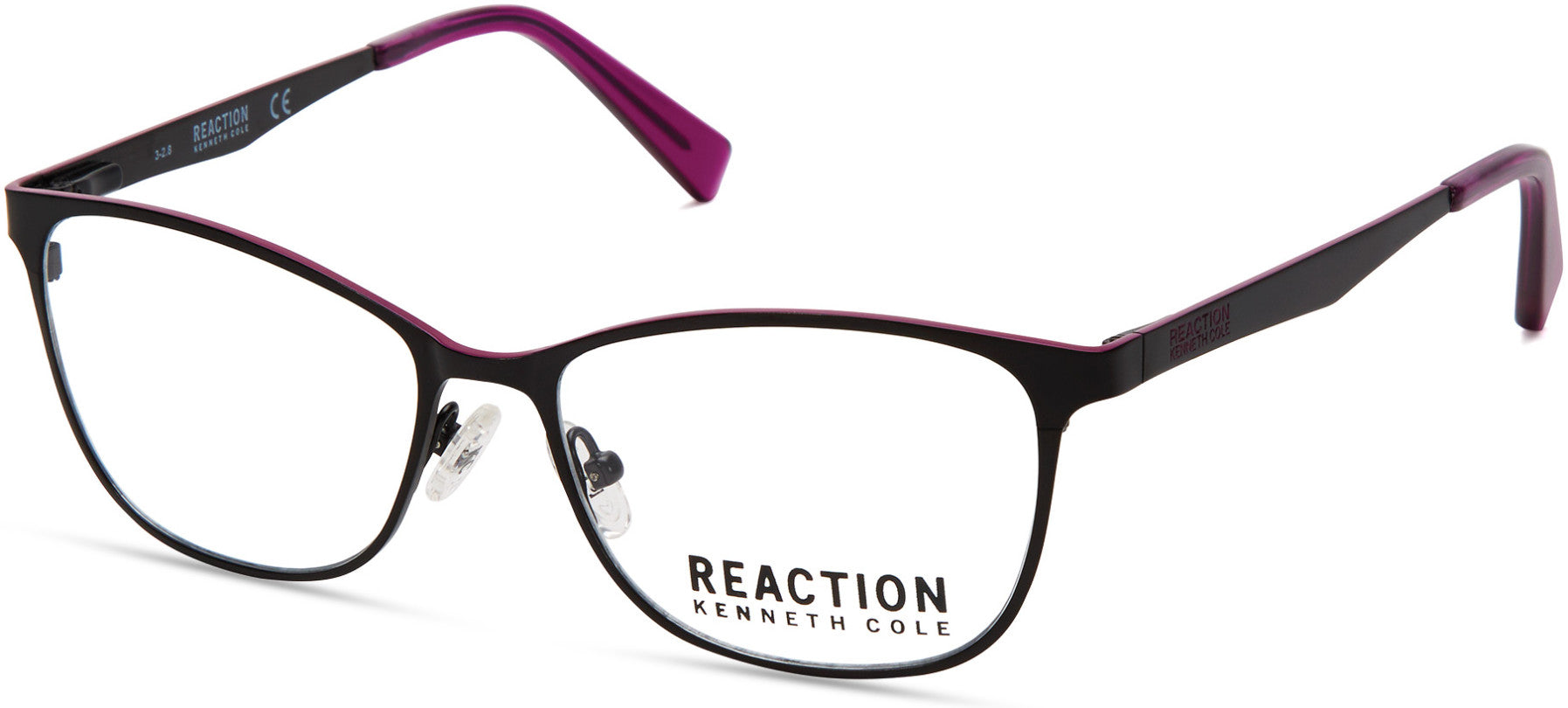 Kenneth Cole New York,Kenneth Cole Reaction KC0811 Eyeglasses 002-002 - Matte Black