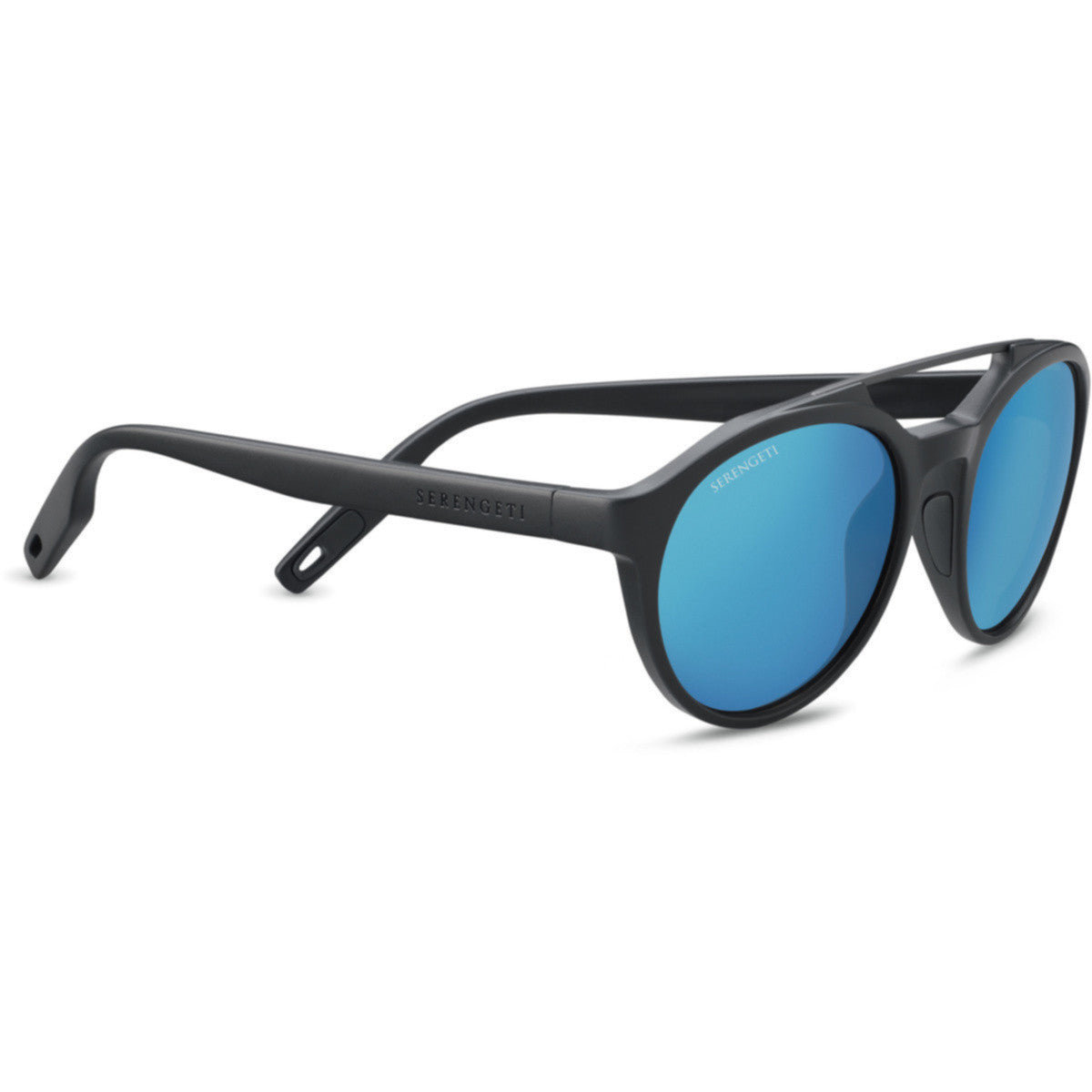 Serengeti Leandro Sunglasses  Matte Dark Gray One Size
