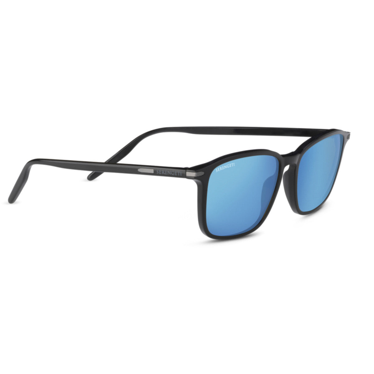 Serengeti Lenwood Sunglasses  Shiny Black Extra Large